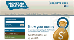 Desktop Screenshot of montanahealthfcu.org